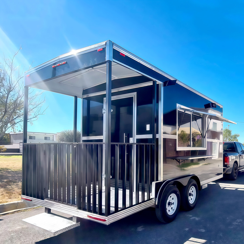 Maichi Ice Cream Food Trailer Hot Dog and Hamburger Fast Food Cart Mobile Food T - Торговый прицеп: фото 1 Maichi Ice Cream Food Trailer Hot Dog and Hamburger Fast Food Cart Mobile Food T - Торговый прицеп: фото 1