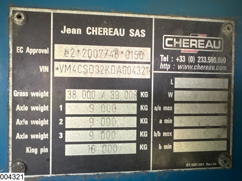 Chereau Koel vries Carrier Vector 1550 - Полуприцеп-рефрижератор: фото 4 Chereau Koel vries Carrier Vector 1550 - Полуприцеп-рефрижератор: фото 4