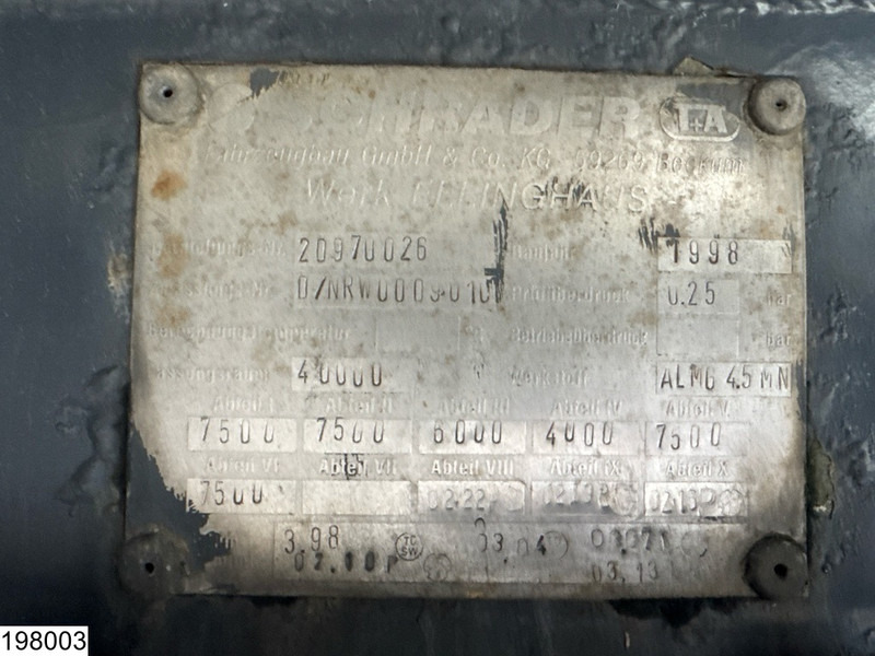 ELLINGHAUS Fuel 40.000 Liter, 6 Comp, ADR - Полуприцеп-цистерна: фото 4 ELLINGHAUS Fuel 40.000 Liter, 6 Comp, ADR - Полуприцеп-цистерна: фото 4