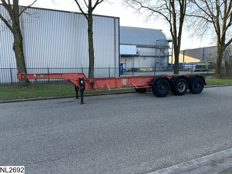 Полуприцеп-контейнеровоз/ Сменный кузов Fruehauf Container 20 FT, Steel suspension: фото 10
