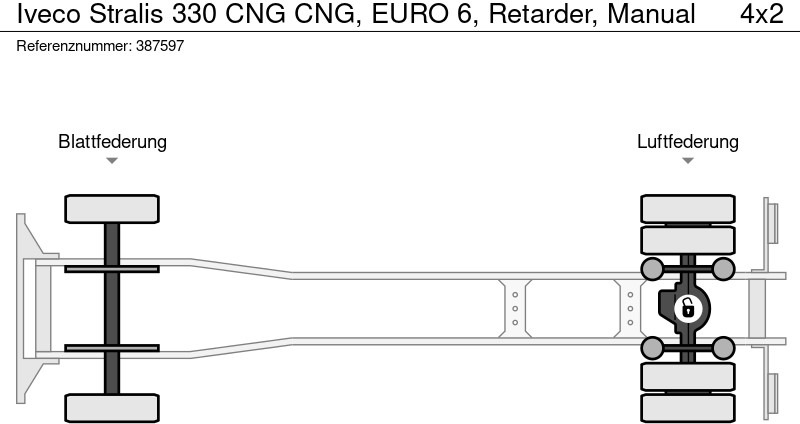 Рефрижератор Iveco Stralis 330 CNG CNG, EURO 6, Retarder, Manual: фото 15