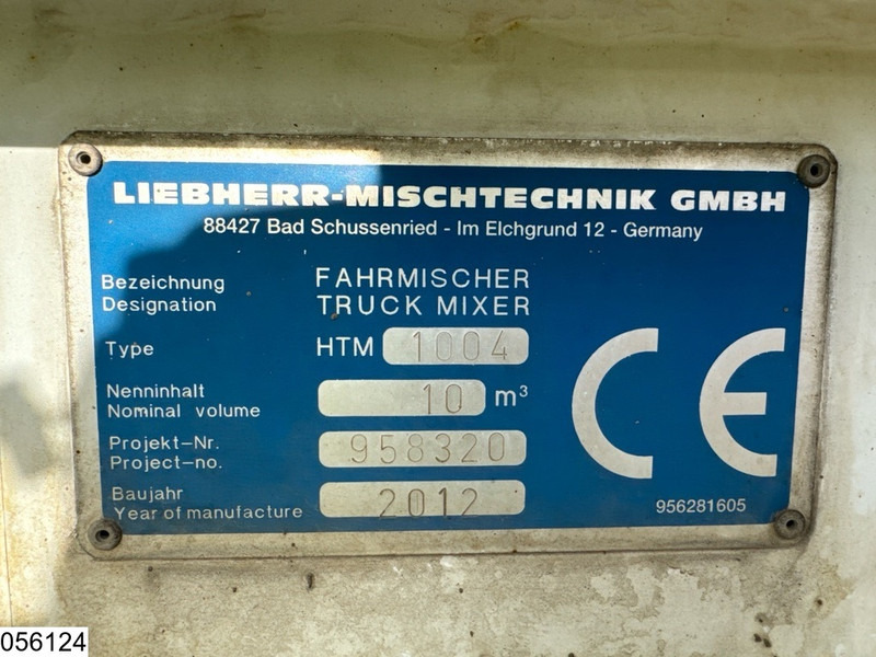Liebherr Betonmixer Liebherr 10m3 - Полуприцеп бетоносмеситель: фото 5 Liebherr Betonmixer Liebherr 10m3 - Полуприцеп бетоносмеситель: фото 5