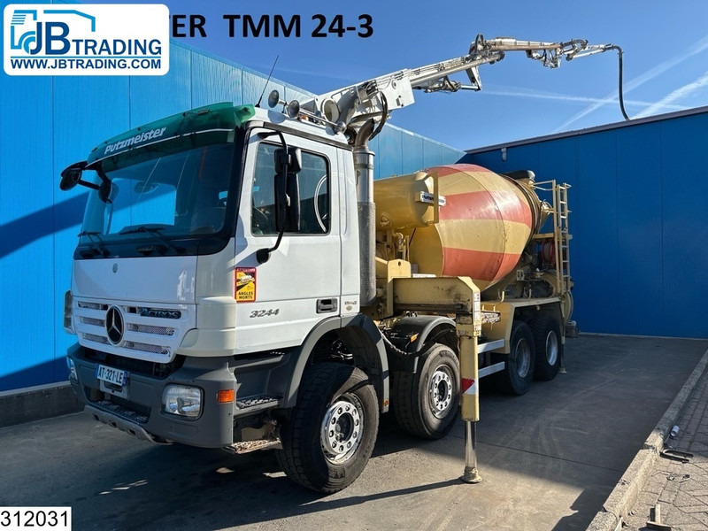 Автобетононасос Mercedes-Benz Actros 3244 8x4, PUMI, Putzmeister, 24 MTR, Telligent 16: фото 1