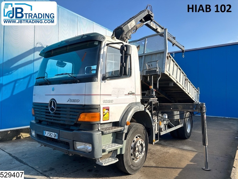 Mercedes-Benz Atego 1828 Manual, Steel Suspension, HIAB - Самосвал, Автоманипулятор: фото 1 Mercedes-Benz Atego 1828 Manual, Steel Suspension, HIAB - Самосвал, Автоманипулятор: фото 1