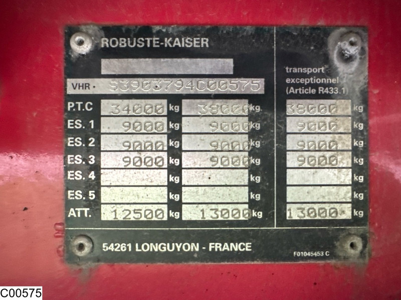 ROBUSTE open laadbak 4.60 MTR extendable - Полуприцеп бортовой/ Платформа: фото 5 ROBUSTE open laadbak 4.60 MTR extendable - Полуприцеп бортовой/ Платформа: фото 5