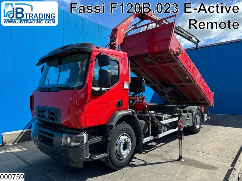 Renault C 280 EURO 6, Fassi, Remote, Steel - Самосвал, Автоманипулятор: фото 1 Renault C 280 EURO 6, Fassi, Remote, Steel - Самосвал, Автоманипулятор: фото 1