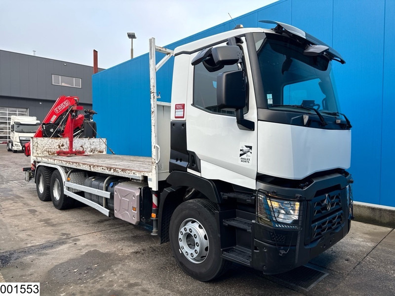 Renault C 380 6x4, EURO 6, Fassi, Steel suspension, Remote - Грузовик бортовой/ Платформа, Автоманипулятор: фото 3 Renault C 380 6x4, EURO 6, Fassi, Steel suspension, Remote - Грузовик бортовой/ Платформа, Автоманипулятор: фото 3