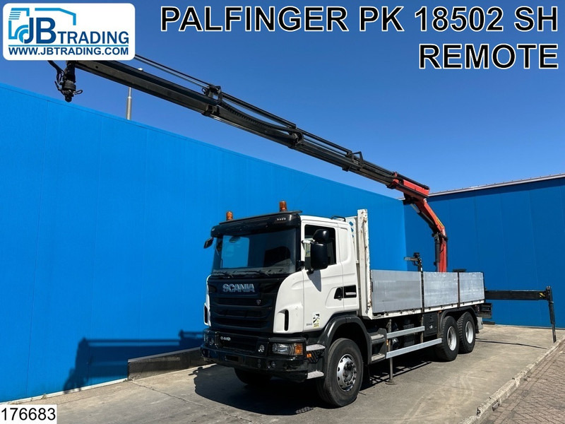 Scania G 440 6X4, EURO 6, Retarder, Palfinger - Грузовик бортовой/ Платформа, Автоманипулятор: фото 1 Scania G 440 6X4, EURO 6, Retarder, Palfinger - Грузовик бортовой/ Платформа, Автоманипулятор: фото 1