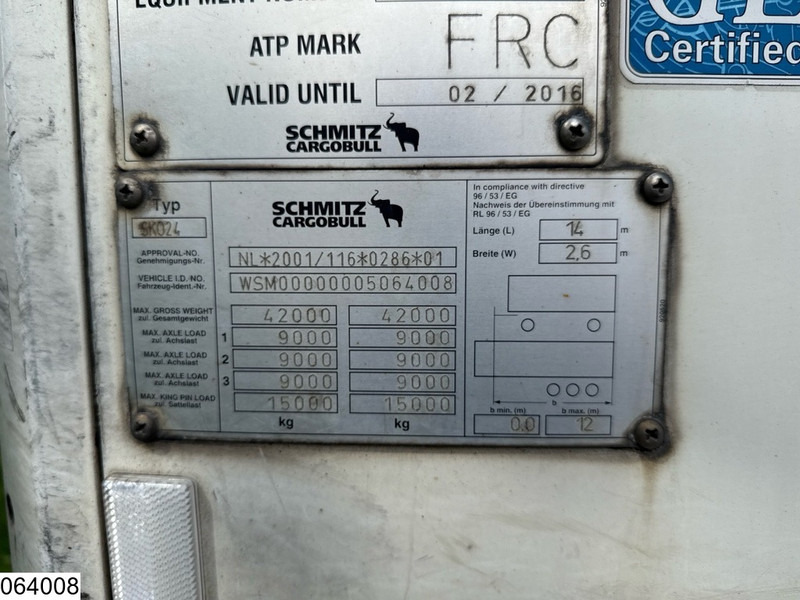 Schmitz Cargobull Koel vries Carrier Vector 1850 - Полуприцеп-рефрижератор: фото 3 Schmitz Cargobull Koel vries Carrier Vector 1850 - Полуприцеп-рефрижератор: фото 3