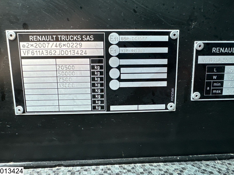 Renault T 480 EURO 6, Airco - Тягач: фото 5 Renault T 480 EURO 6, Airco - Тягач: фото 5