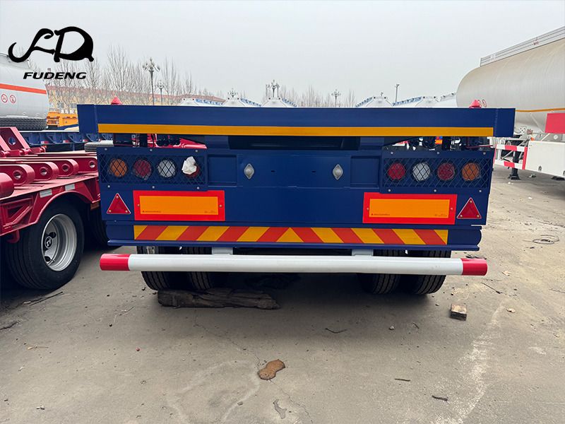 Шасси полуприцеп для транспортировки контейнеров FUDENG Customized 40ft 45ft Shipping Container Trailer: фото 8 Шасси полуприцеп для транспортировки контейнеров FUDENG Customized 40ft 45ft Shipping Container Trailer: фото 8