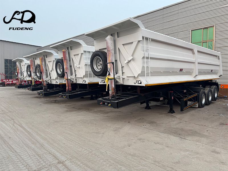 FUDENG 3 Axle Rear Dump Semi Trailer - Самосвальный полуприцеп: фото 4 FUDENG 3 Axle Rear Dump Semi Trailer - Самосвальный полуприцеп: фото 4