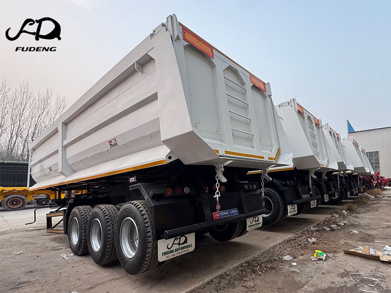 FUDENG 3 Axle Rear Dump Semi Trailer - Самосвальный полуприцеп: фото 5 FUDENG 3 Axle Rear Dump Semi Trailer - Самосвальный полуприцеп: фото 5