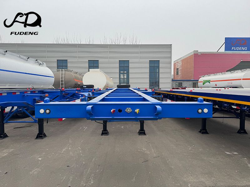 FUDENG Tri Axle Container Chassis Trailer - Полуприцеп-контейнеровоз/ Сменный кузов: фото 3 FUDENG Tri Axle Container Chassis Trailer - Полуприцеп-контейнеровоз/ Сменный кузов: фото 3