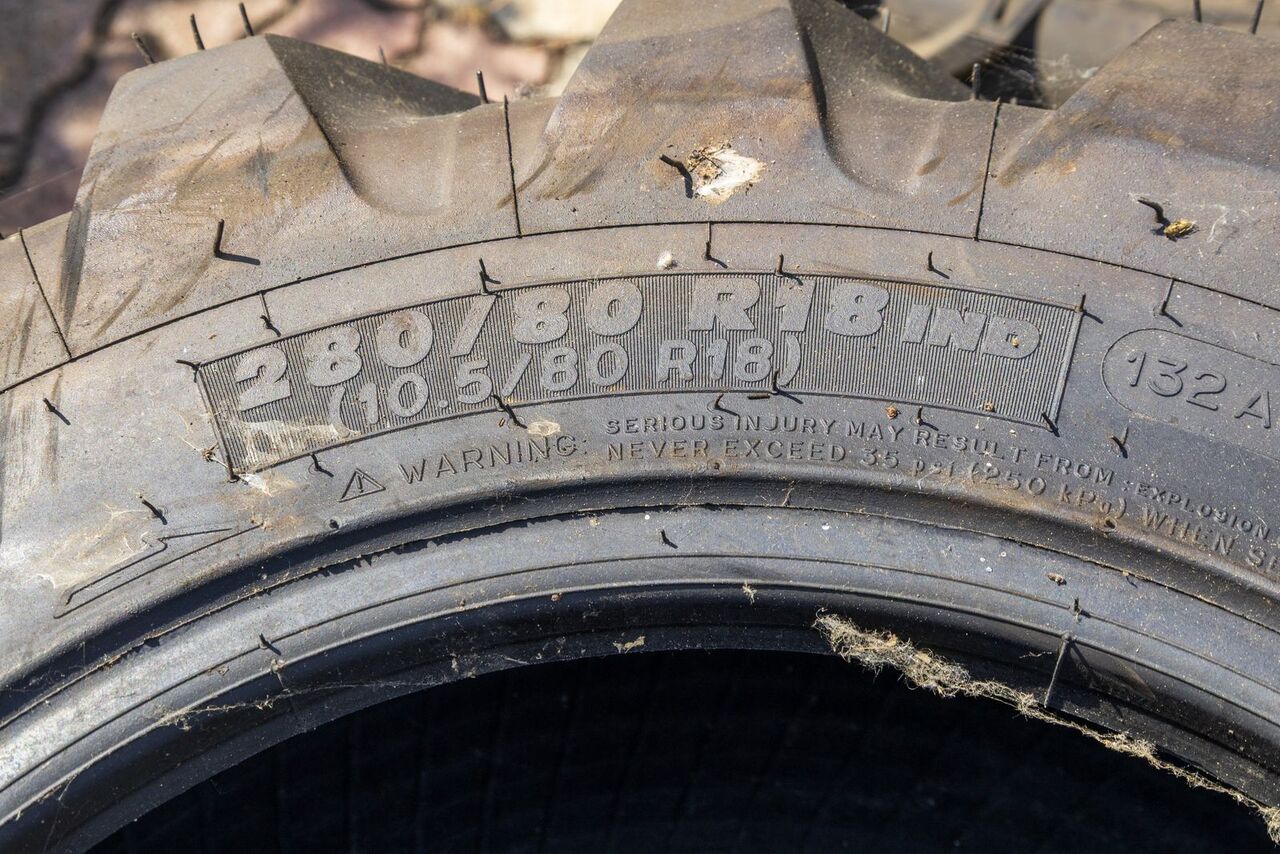 Michelin 280/80 R18 IND XMCL - Шины и диски для Тракторов: фото 2 Michelin 280/80 R18 IND XMCL - Шины и диски для Тракторов: фото 2
