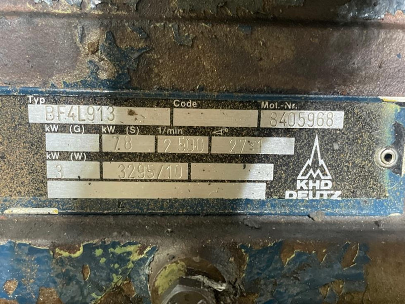 Двигатель для Строительной техники Ahlmann AZ10-Deutz BF4L913T-Engine/Motor: фото 9 Двигатель для Строительной техники Ahlmann AZ10-Deutz BF4L913T-Engine/Motor: фото 9