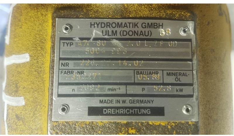 Hydromatik A7V80LV20LZF0D - Load sensing pump - Гидравлика: фото 4 Hydromatik A7V80LV20LZF0D - Load sensing pump - Гидравлика: фото 4