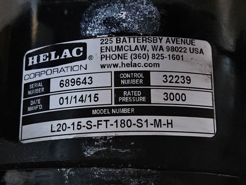 JLG - Helac L20-15-S - Rotary actuator/Drehantrieb - Гидравлика: фото 5 JLG - Helac L20-15-S - Rotary actuator/Drehantrieb - Гидравлика: фото 5