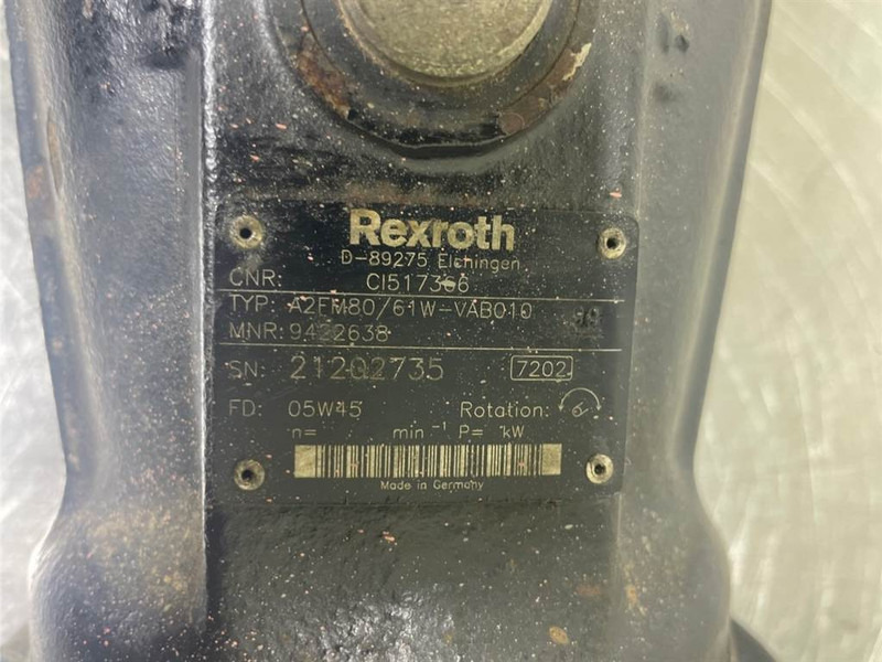 Manitou 160ATJ-Rexroth A2FM80/61W-Drive motor/Fahrmotor - Гидравлика для Строительной техники: фото 4 Manitou 160ATJ-Rexroth A2FM80/61W-Drive motor/Fahrmotor - Гидравлика для Строительной техники: фото 4