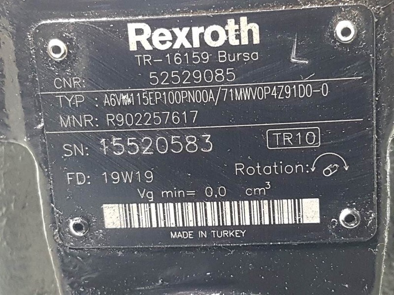 Manitou MLT630/730-52529085-A6VM115EP100PN00A-Drive motor - Гидравлика для Строительной техники: фото 4 Manitou MLT630/730-52529085-A6VM115EP100PN00A-Drive motor - Гидравлика для Строительной техники: фото 4