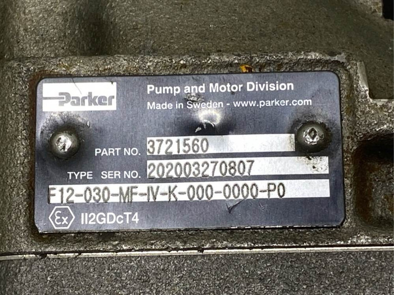 Parker F12-030-MF-IV-K - 3721560 - Drive motor/Fahrmotor - Гидравлика для Строительной техники: фото 5 Parker F12-030-MF-IV-K - 3721560 - Drive motor/Fahrmotor - Гидравлика для Строительной техники: фото 5