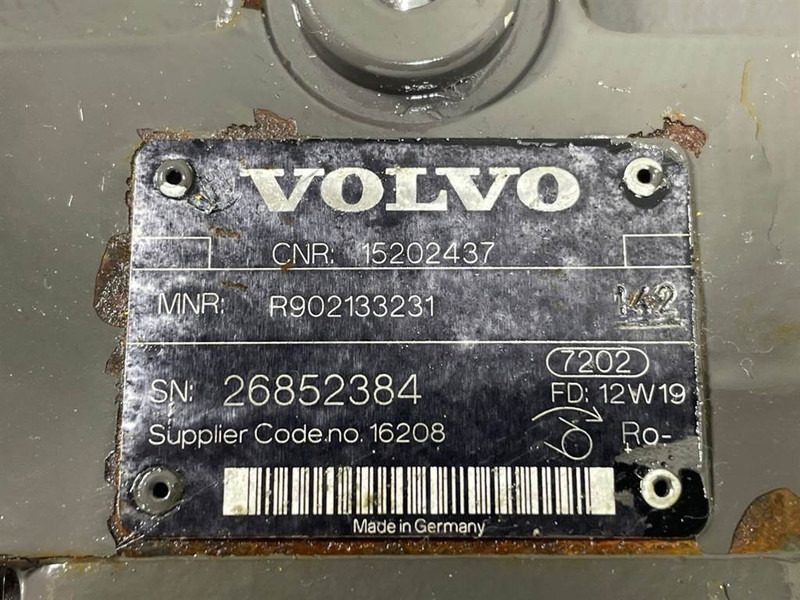 Volvo L50G-15202437-Drive pump/Fahrpumpe/Rijpomp - Гидравлика для Строительной техники: фото 5 Volvo L50G-15202437-Drive pump/Fahrpumpe/Rijpomp - Гидравлика для Строительной техники: фото 5