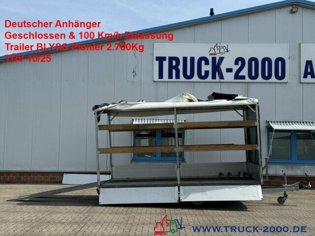 Blyss Pionier Trailer 2.700Kg GESCHLOSSEN 100 Km/h - Прицеп-автовоз: фото 1 Blyss Pionier Trailer 2.700Kg GESCHLOSSEN 100 Km/h - Прицеп-автовоз: фото 1
