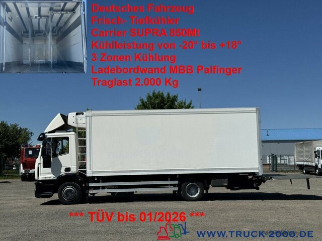 Iveco 120E22 Frisch- Tiefkühler Supra850MT 3Zonen +LBW - Рефрижератор: фото 1 Iveco 120E22 Frisch- Tiefkühler Supra850MT 3Zonen +LBW - Рефрижератор: фото 1