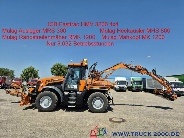 JCB Fastrac inklusive 4x4 Mulag Front + Heck Mäher - Трактор: фото 1 JCB Fastrac inklusive 4x4 Mulag Front + Heck Mäher - Трактор: фото 1