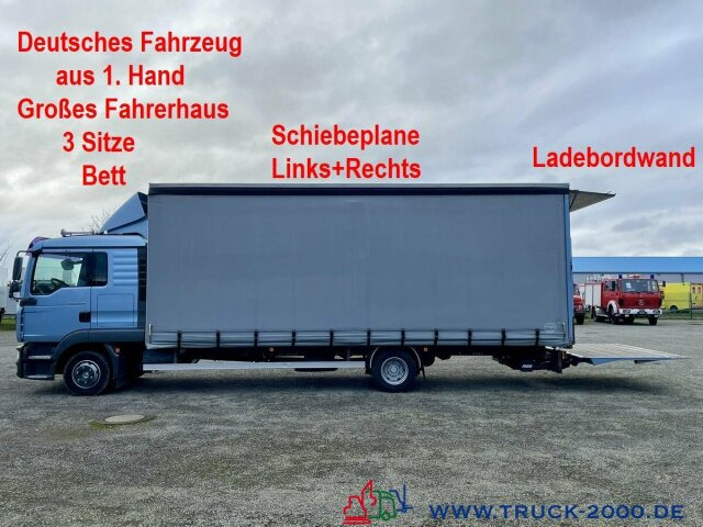 MAN TGL 8.210 Schiebeplane L+R LBW Großes Haus/ Bett - Тентованный фургон: фото 1 MAN TGL 8.210 Schiebeplane L+R LBW Großes Haus/ Bett - Тентованный фургон: фото 1