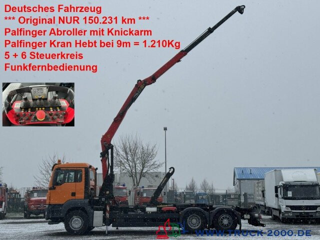 MAN TGS 26.360 Palfinger Kran 9m = 1,2t NUR 150 TKM - Крюковой мультилифт, Автоманипулятор: фото 1 MAN TGS 26.360 Palfinger Kran 9m = 1,2t NUR 150 TKM - Крюковой мультилифт, Автоманипулятор: фото 1