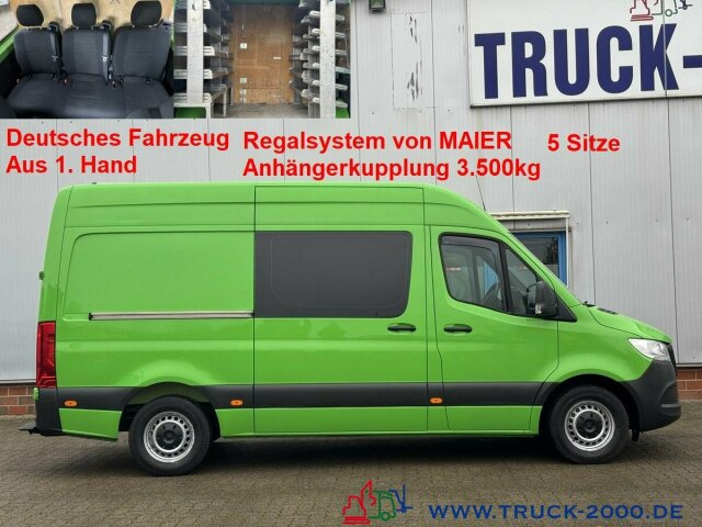 Mercedes-Benz Sprinter 317 CDI Mixto 5 Sitze AHK 3.500kg Klima - Цельнометаллический фургон, Грузопассажирский фургон: фото 1 Mercedes-Benz Sprinter 317 CDI Mixto 5 Sitze AHK 3.500kg Klima - Цельнометаллический фургон, Грузопассажирский фургон: фото 1