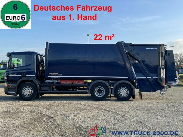 Scania P320 6x2 Faun Variopress 22m³+Zoeller Schüttung - Мусоровоз: фото 1 Scania P320 6x2 Faun Variopress 22m³+Zoeller Schüttung - Мусоровоз: фото 1