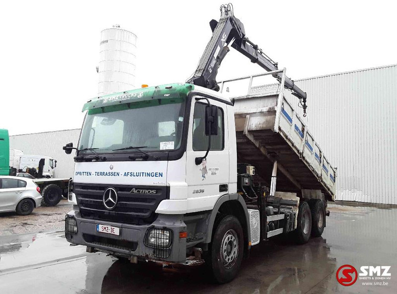 Mercedes-Benz Actros 2636 hiab 166e3 - Самосвал, Автоманипулятор: фото 2 Mercedes-Benz Actros 2636 hiab 166e3 - Самосвал, Автоманипулятор: фото 2