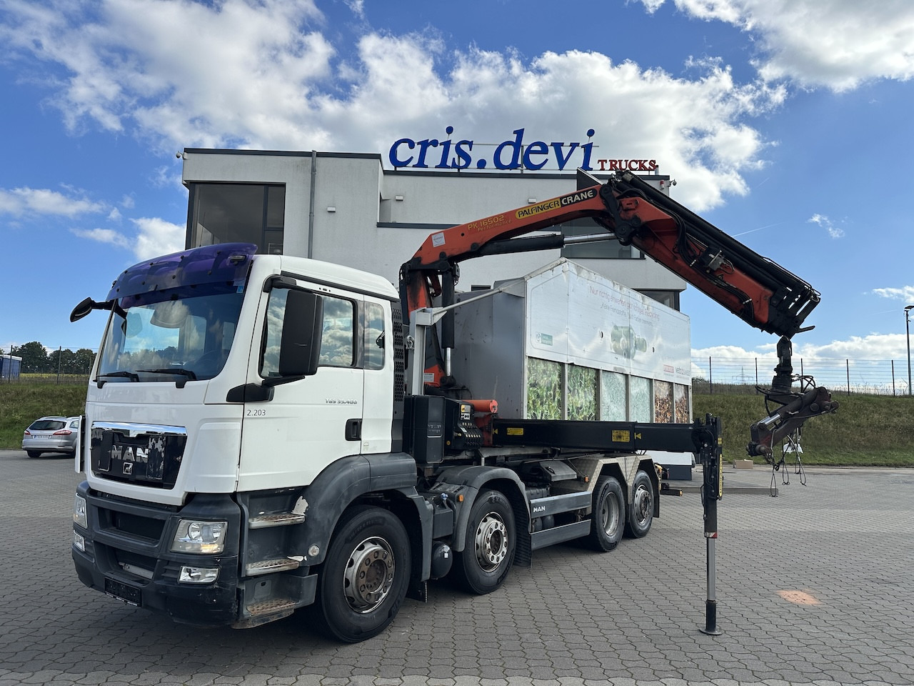 MAN TGS 35.400 8x2 Intarder PK 16502 Glasmulde - Крюковой мультилифт, Автоманипулятор: фото 1 MAN TGS 35.400 8x2 Intarder PK 16502 Glasmulde - Крюковой мультилифт, Автоманипулятор: фото 1