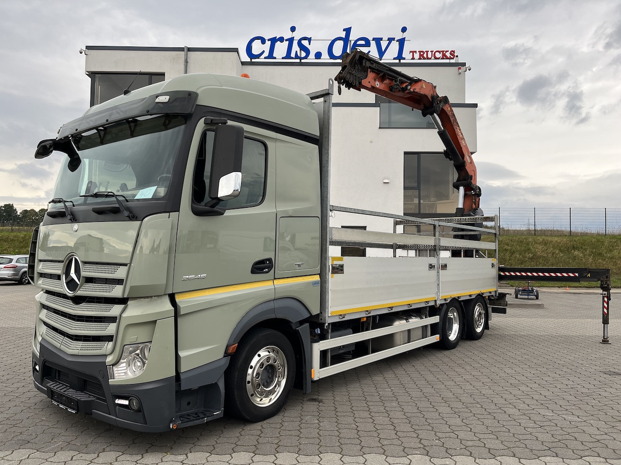 Mercedes-Benz Actros 2545 6x2 Atlas 265-A6 Lenk- Liftachse - Грузовик бортовой/ Платформа, Автоманипулятор: фото 1 Mercedes-Benz Actros 2545 6x2 Atlas 265-A6 Lenk- Liftachse - Грузовик бортовой/ Платформа, Автоманипулятор: фото 1