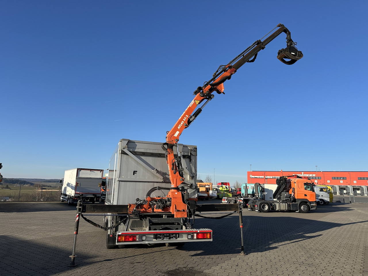 Mercedes-Benz Atego 1529 4x2  Atlas 57.3-A2   Kadaverkipper - Самосвал, Автоманипулятор: фото 4 Mercedes-Benz Atego 1529 4x2  Atlas 57.3-A2   Kadaverkipper - Самосвал, Автоманипулятор: фото 4