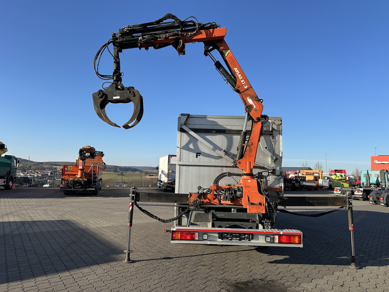 Mercedes-Benz Atego 1529 4x2  Atlas 57.3-A2   Kadaverkipper - Самосвал, Автоманипулятор: фото 3 Mercedes-Benz Atego 1529 4x2  Atlas 57.3-A2   Kadaverkipper - Самосвал, Автоманипулятор: фото 3