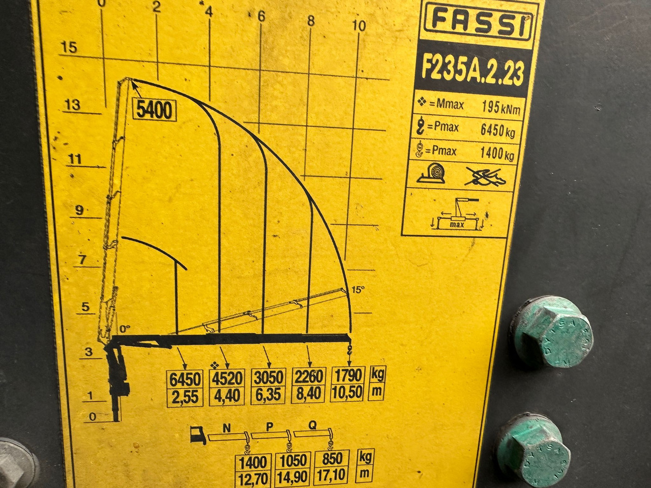 Palfinger FASSI F 235 A.2.23 Kran + Funk - Кран-манипулятор: фото 3 Palfinger FASSI F 235 A.2.23 Kran + Funk - Кран-манипулятор: фото 3