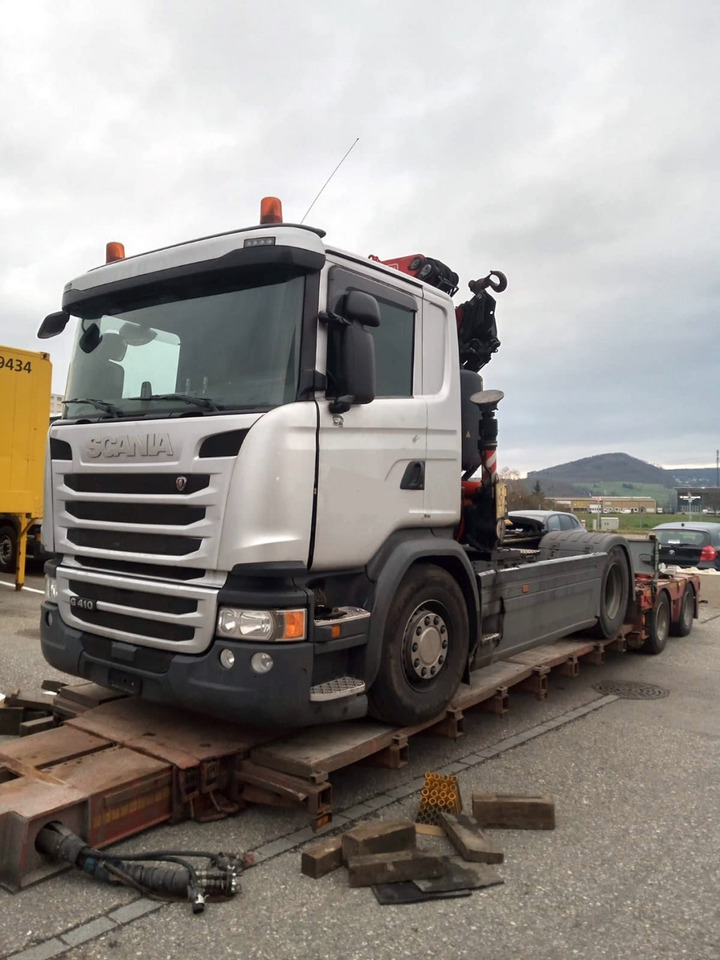 Scania G410 4x2 SZM Kran Fassi F235 Motorschaden - Тягач: фото 1 Scania G410 4x2 SZM Kran Fassi F235 Motorschaden - Тягач: фото 1