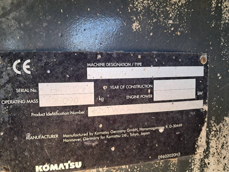 Колёсный погрузчик Komatsu WA475-10E0: фото 17