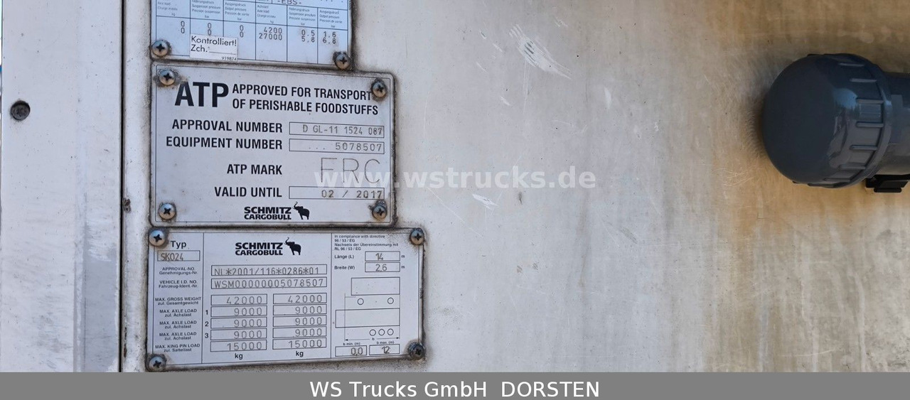 Schmitz Cargobull SKO 24 Kühlauflieger | Vector 1850 MT | LBW - Полуприцеп-рефрижератор: фото 5 Schmitz Cargobull SKO 24 Kühlauflieger | Vector 1850 MT | LBW - Полуприцеп-рефрижератор: фото 5