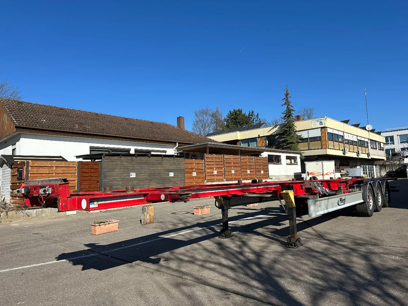 Fliegl Containerchassis für 2 Wechselbrücken 15 m extralang! - Полуприцеп-контейнеровоз/ Сменный кузов: фото 2 Fliegl Containerchassis für 2 Wechselbrücken 15 m extralang! - Полуприцеп-контейнеровоз/ Сменный кузов: фото 2