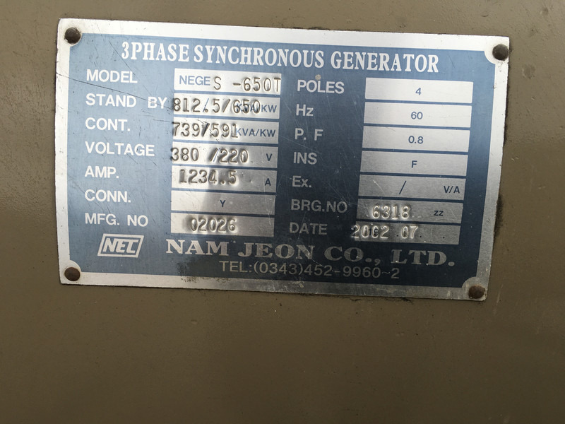 MTU 12V2000 G42 GENERATOR 739 KVA USED - Электрогенератор: фото 5 MTU 12V2000 G42 GENERATOR 739 KVA USED - Электрогенератор: фото 5
