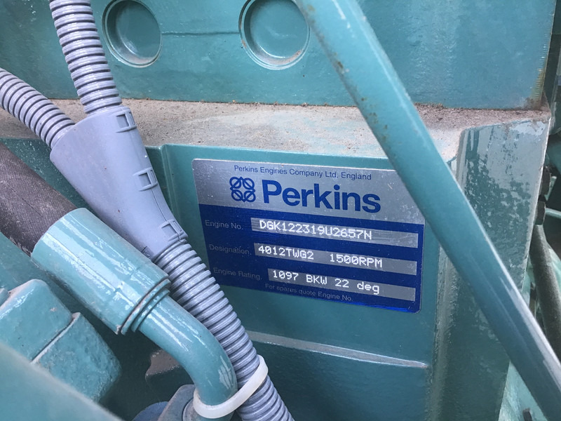 Perkins 4012 TWG2 GENERATOR 1000KVA USED - Электрогенератор: фото 5 Perkins 4012 TWG2 GENERATOR 1000KVA USED - Электрогенератор: фото 5