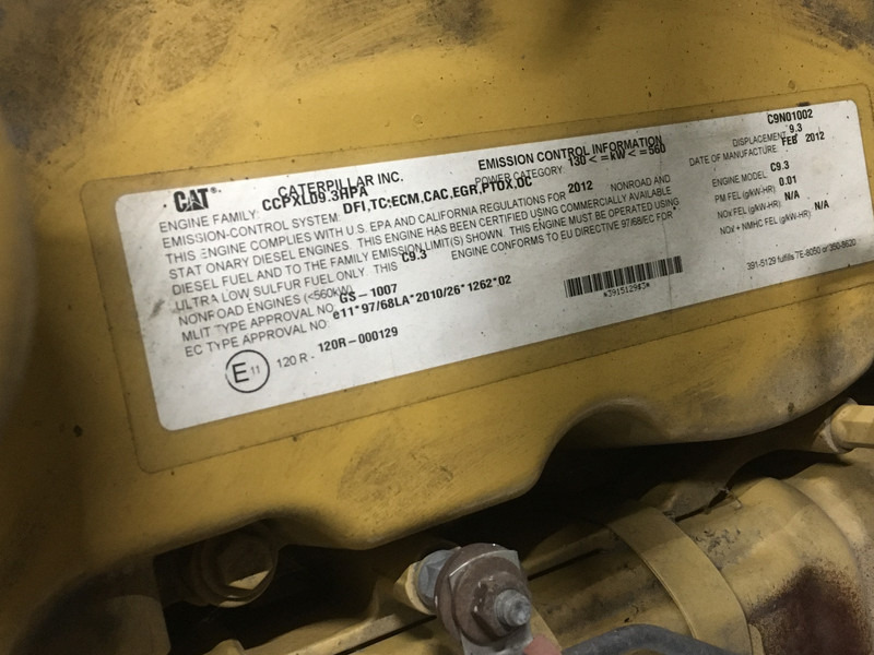 Caterpillar C9.3 C9N-3655969 USED - Строительная техника: фото 4 Caterpillar C9.3 C9N-3655969 USED - Строительная техника: фото 4