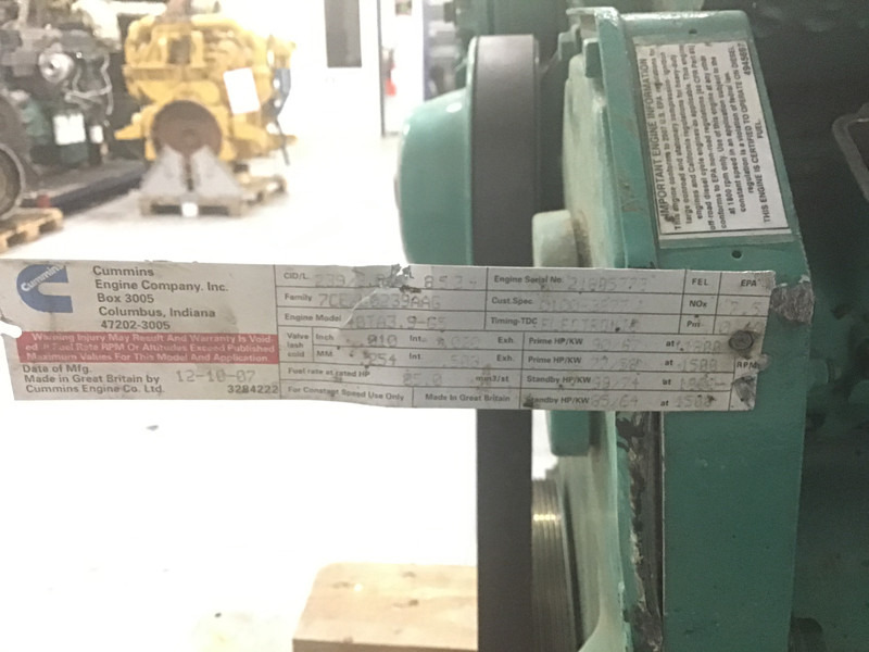 Строительная техника Cummins 4BT3.9 CPL8534 USED: фото 6