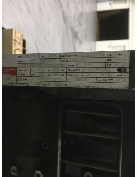 Строительная техника Cummins 6B5.9 CPL2678 FOR PARTS: фото 6