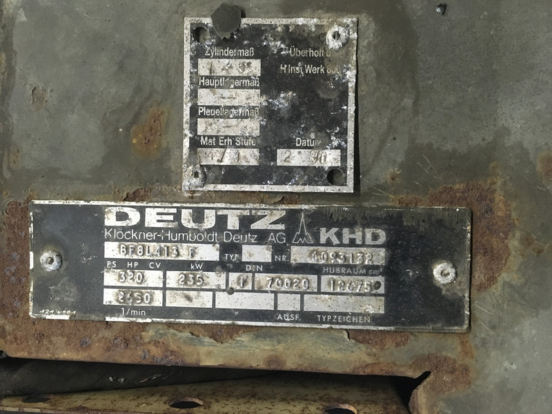 Строительная техника Deutz BF8L413F USED: фото 6 Строительная техника Deutz BF8L413F USED: фото 6