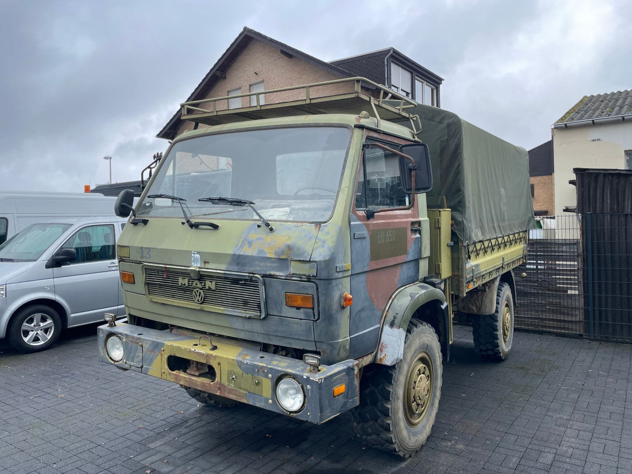 MAN 8.136 4X4 Prische Plane - Тентованный фургон: фото 2 MAN 8.136 4X4 Prische Plane - Тентованный фургон: фото 2
